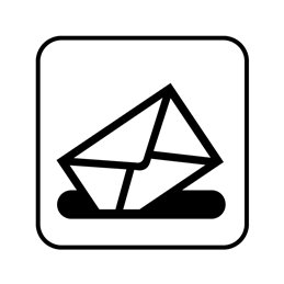 pictogram / piktogram - Postkasse