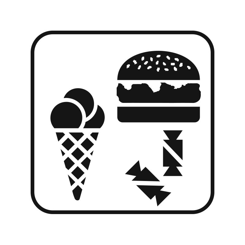 pictogram - Is & Burger