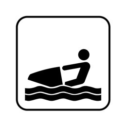 pictogram / piktogram - Vandscooter