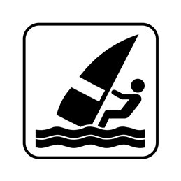 pictogram / piktogram - Windsurfing