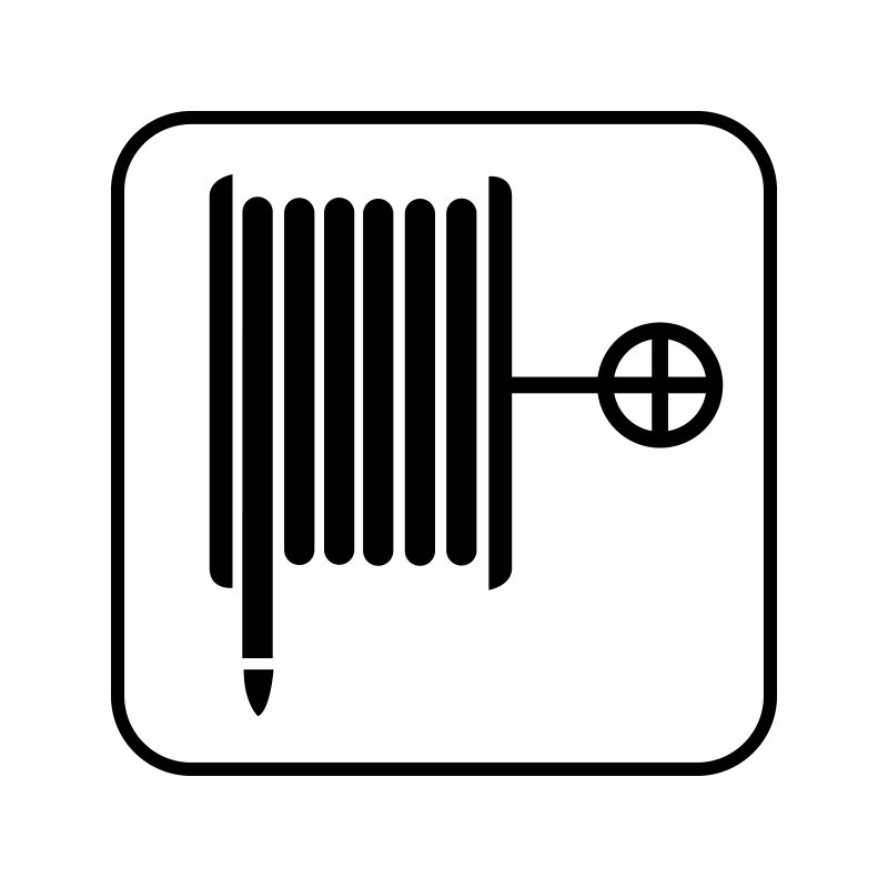 pictogram / piktogram - Brandslange