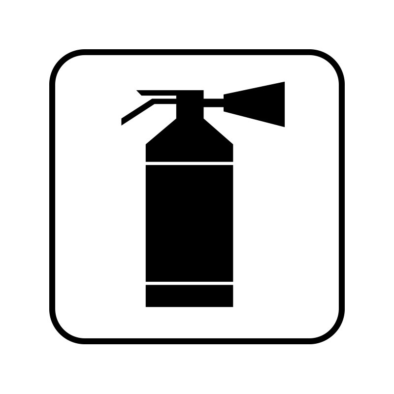 pictogram / piktogram - Brandslukker