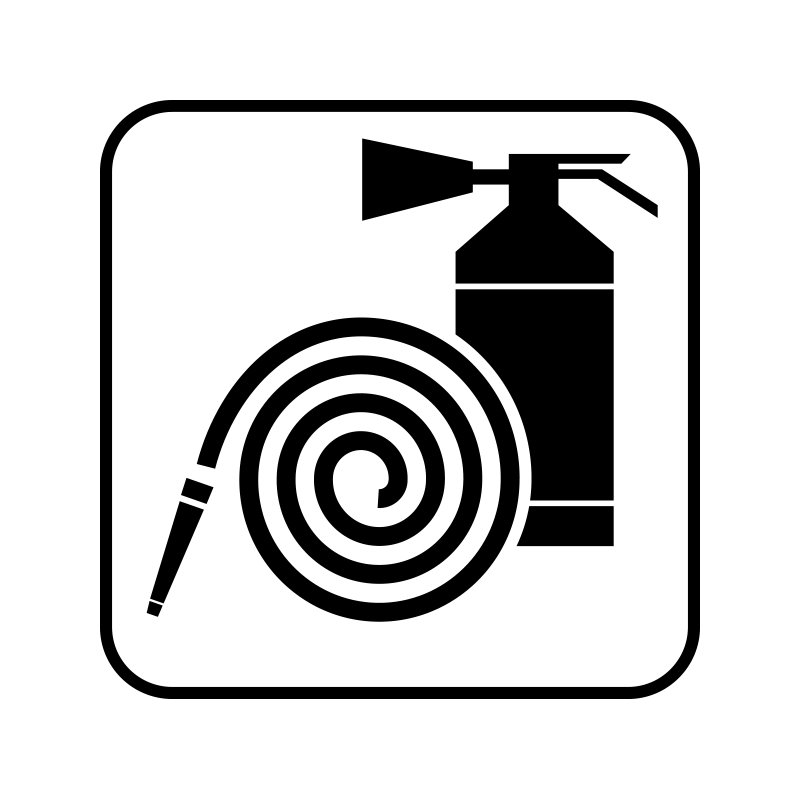 pictogram / piktogram - Brandslukningsudstyr