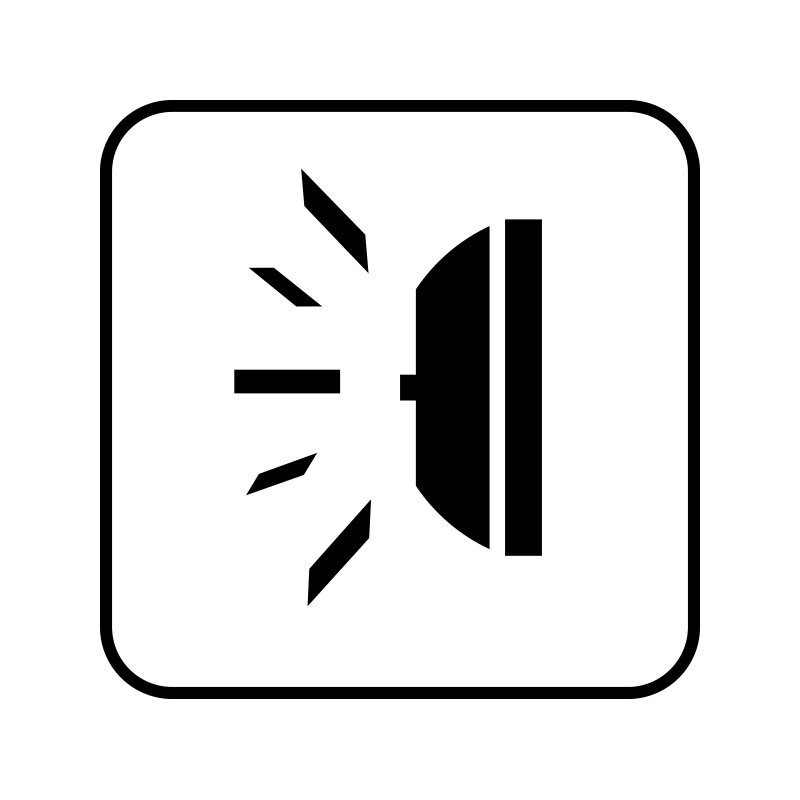 pictogram / piktogram - Brandalarm