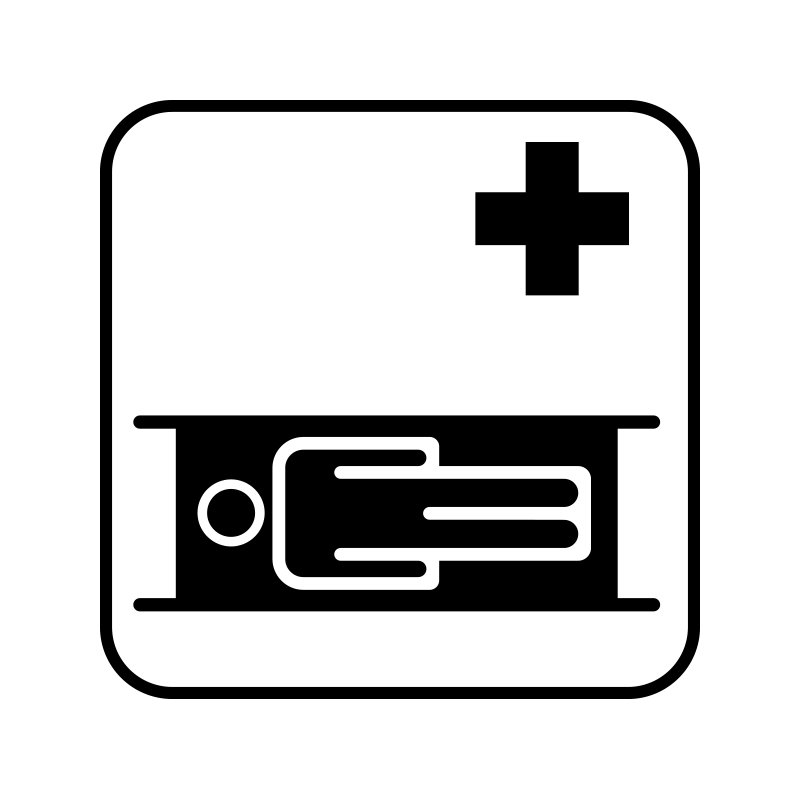 pictogram / piktogram - Båre