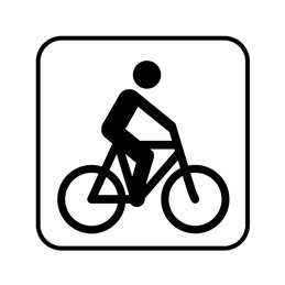 pictogram / piktogram - Cyklister
