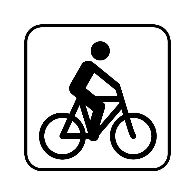 pictogram / piktogram - Cyklister