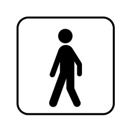 pictogram / piktogram - Gående