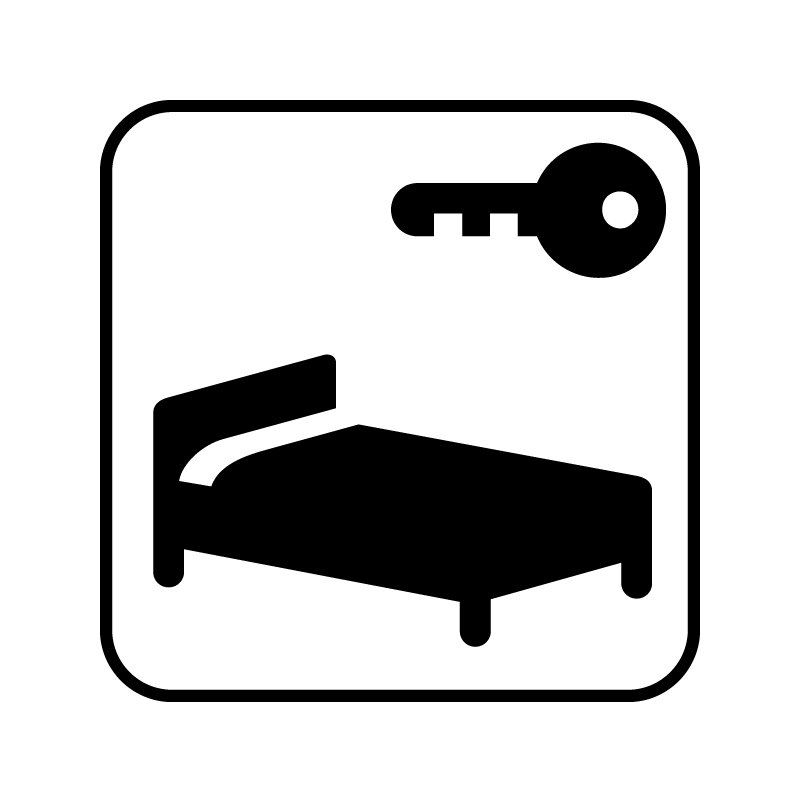 pictogram / piktogram - Værelsesudlejning
