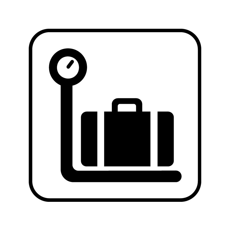 pictogram / piktogram - Bagageindlevering