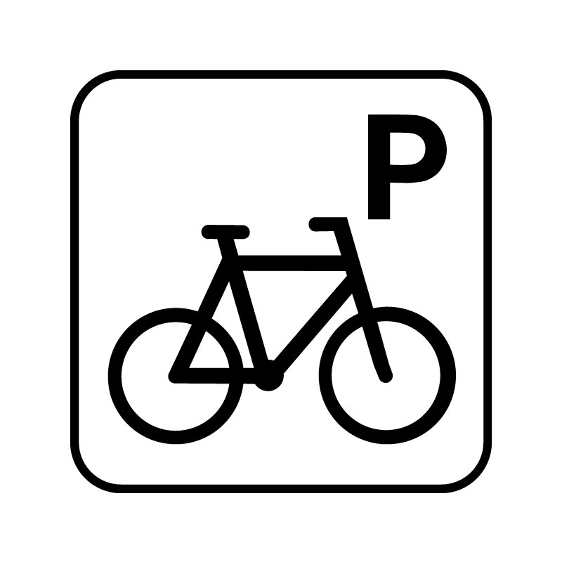 pictogram / piktogram - Cykelparkering