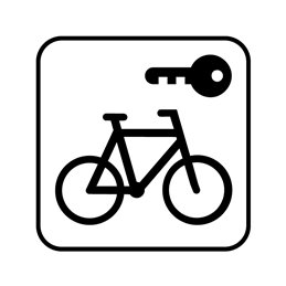 pictogram / piktogram - Cykeludlejning