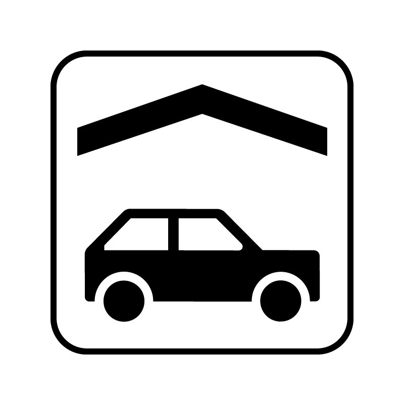 pictogram / piktogram - Parkeringshus