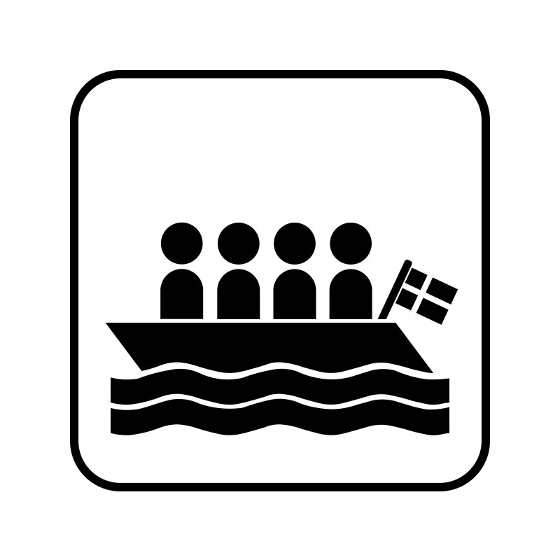 pictogram / piktogram - Bådfart