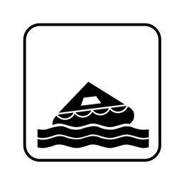 pictogram / piktogram - Redningsflåde