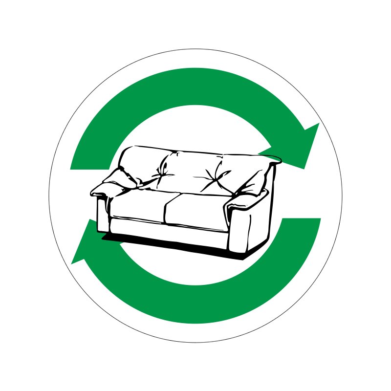 pictogram / piktogram - Møbler genbrug