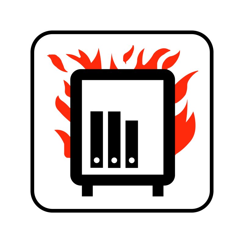 pictogram / piktogram - Brandskab