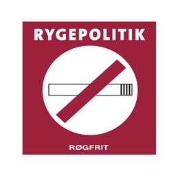 pictogram / piktogram - Rygepolitik Røgfrit