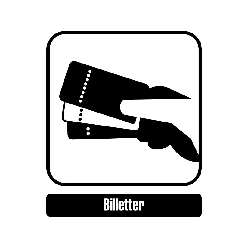 pictogram / piktogram - Billetsalg