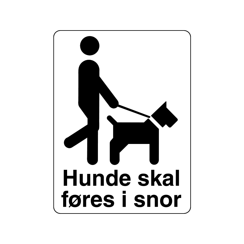 hunde skal føres i snor