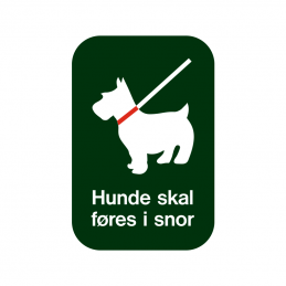 HU031  Hunde skal føres i snor