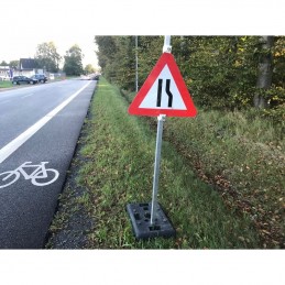 Alu rør 2 meter, til vejarbejde
