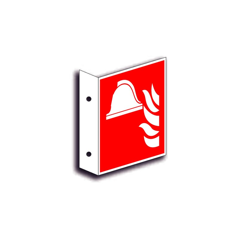 Brandmateriel Faneskilt