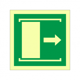 IMO Door slides right to open