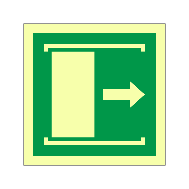 IMO Door slides right to open