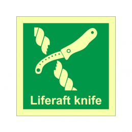 Liferaft knife
