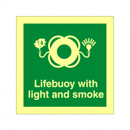 imo Lifebuoy with light and smoke