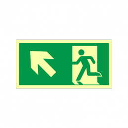 imo Escape route with arrow