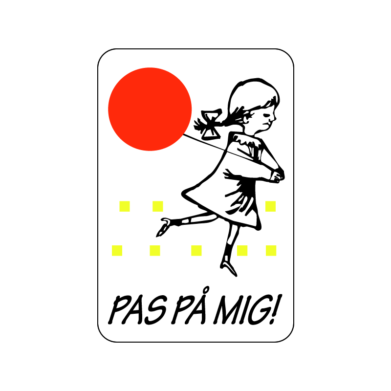 pas på mig skilt
