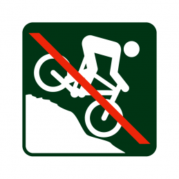 mtb mountainbike spor - mountainbike ikke tilladt