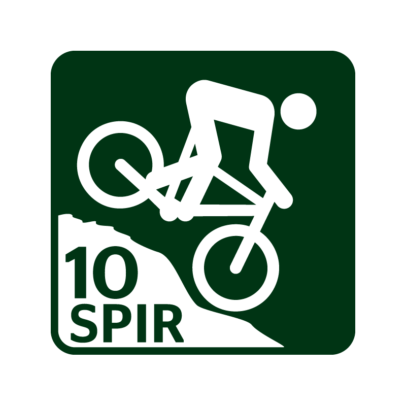 mtb mountainbike spor - med spornavn