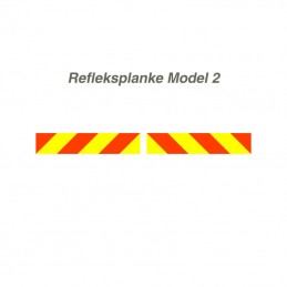Vognafmærkning - refleksplanke model 2