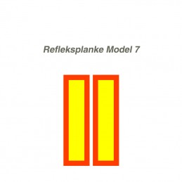Vognafmærkning - refleksplanke model 7