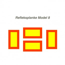 Vognafmærkning - refleksplanke model 8