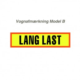 vognafmærkning model b - lang last