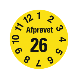 kalibreringsmærke afprøvet model 3