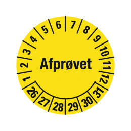 kalibreringsmærke afprøvet model 4