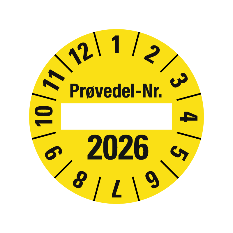 kalibreringsmærke afprøvet model 6