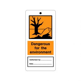 temporary tie tag - dangerous for the environment