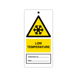temporary tie tag - low temperature