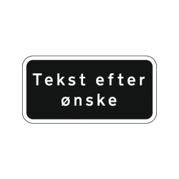 tekst after ønske undertavle privat