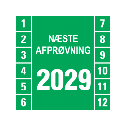kalibreringsmærke næste afprøvning model 4