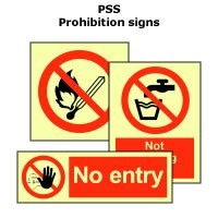 PSS | Prohibition signs